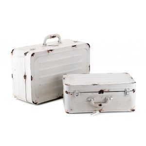 Metalowe walizki postarzane Aluro Lamali