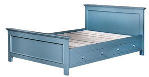 Prowansalskie łóżko z szufladami PS114-2D