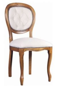 Stylowe krzesło tapicerowane z butonami TTL 1218B