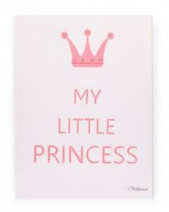 Obrazek My Little Princess biało-rózowy 30x40cm