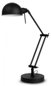 It's About RoMi Table lamp iron Glasgow h.68cm/shade 15xh.9cm, matt black GLASGOW/T/B