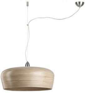 It's About RoMi Hanging lamp bamboo Hanoi round dia.60xh.25cm/1-shade hanging system, natural H