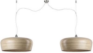 It's About RoMi Hanging lamp bamboo Hanoi double round dia.60xh.25cm/2-shades hanging system, n