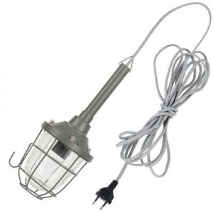 It's About RoMi Hanging-/walking lamp iron/glass Leeds h.35xdia.13,5cm/wire 5m, matt grey-green