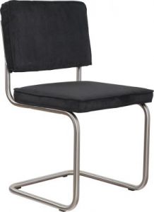 Zuiver Krzesło RIDGE BRUSHED RIB czarne 7A 1100078
