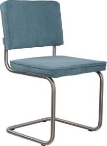 Zuiver Krzesło RIDGE BRUSHED RIB niebieskie 12A 1100084