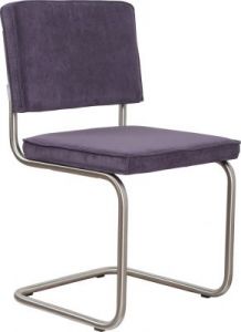 Zuiver Krzesło RIDGE BRUSHED RIB purpurowe 15A 1100085