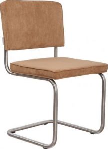 Zuiver Krzesło RIDGE BRUSHED RIB camelowe 1100088