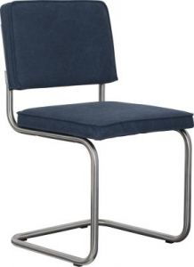 Zuiver Krzesło RIDGE BRUSHED VINTAGE niebieskie 1100114
