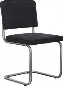 Zuiver Krzesło RIDGE BRUSHED VINTAGE czarne 1100116