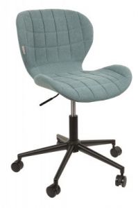 Zuiver Krzesło biurowe OMG czarno/niebieskie 1300002