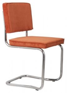 Zuiver Krzesło RIDGE KINK RIB pomarańczowe 19A 1100057