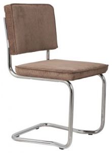 Zuiver Krzesło RIDGE KINK RIB kawowe 8A 1100060