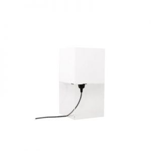HK Living Lampa stołowa PLEXI biała M VAA1065