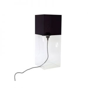 HK Living Lampa stołowa PLEXI czarna L VAA1059