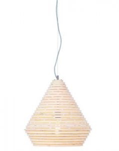 It's About RoMi Hanging lamp multiplex wood Vermont dia.45xh.50cm natural, L VERMONT/H50