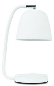 It's About RoMi Table lamp iron/rubber finish Newport h.28cm/shade h.11x13cm, white NEWPORT/T/W