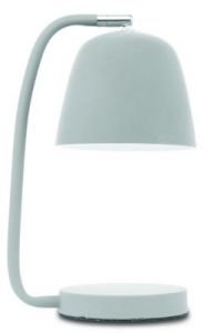 It's About RoMi Table lamp iron/rubber finish Newport h.28cm/shade h.11x13cm, grey NEWPORT/T/LG