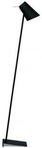 It's About RoMi Floor lamp iron/rubber finish Cardiff h.140/shade h.20x15cm, black CARDIFF/F/B