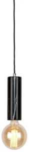 It's About RoMi Hanging lamp marble Athens cylinder dia.6xh.15cm, black ATHENS/H/B