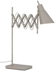It's About RoMi Table lamp iron Oxford h.64/l.28-60cm, smoke grey OXFORD/T/SG