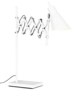 It's About RoMi Table lamp iron Oxford h.64/l.28-60cm, white OXFORD/T/W