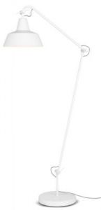 It's About RoMi Floor lamp iron Chicago h.205cm, white CHICAGO/F/W