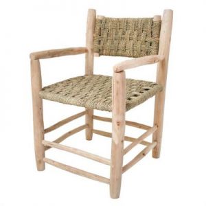 StoreBror Naturalne drewniane krzesło L IBZ0001