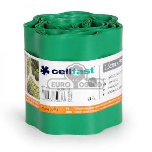 Cellfast Obrzeże Ogrodowe Trawnikowe Zielone 9mb 15cm 30-002