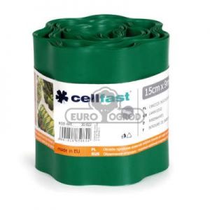 Cellfast Obrzeże Ogrodowe Trawnikowe Ciemna Zieleń 9mb 15cm 30-022
