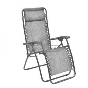 Hecht Krzesło Rozkładane Relax Chair Stal