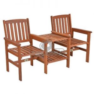 Hecht Zestaw Ogrodowy Teebench Stół + 2 Krzesła