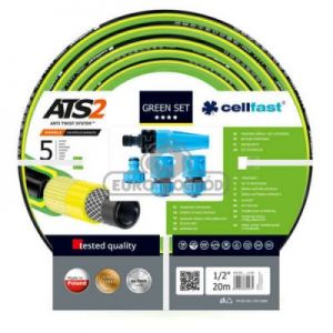 Cellfast Wąż Ogrodowy Zestaw Zraszający Green ATS2 1/2" 20m 15-109