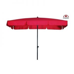 Doppler Parasol Ogrodowy Sunline Waterproof Czerwony 225x120cm