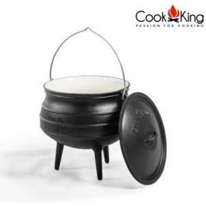 CookKing Kociołek Afrykański Żeliwny Emaliowany 9L
