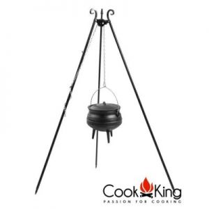CookKing Kociołek Afrykański Żeliwny 9L Na Trójnogu 180cm