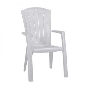 Bazkar Krzesło Ogrodowe Santorini CU220576 Białe