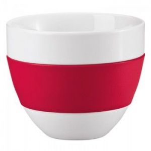 Kubek do latte biało-czerwony Aroma KZ-3560583