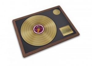 JJ - Podkładka szklana, Gold Record 40 x 30