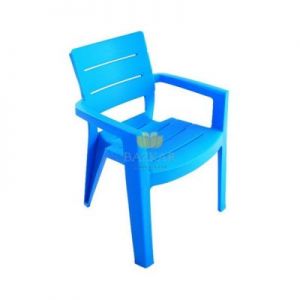 Bazkar Krzesło Ogrodowe Ibiza Sztaplowane CU206973 Niebieskie
