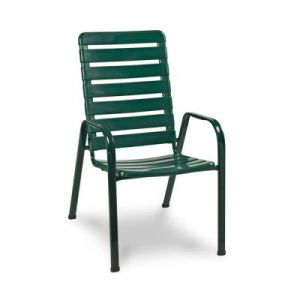 Bazkar Krzesło Ogrodowe Alpin Sztaplowane AC25290 Zielone