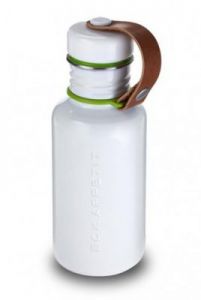 BB - Butelka na wodę stalowa, biała