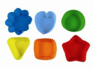 PAV- Foremki na muffinki x 6,różne kształty,kolory