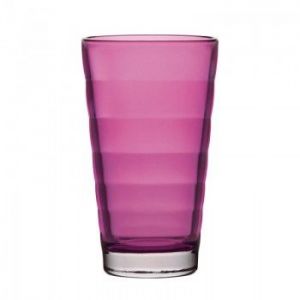 LO - Szklanka wysoka WAVE różowa 300 ml