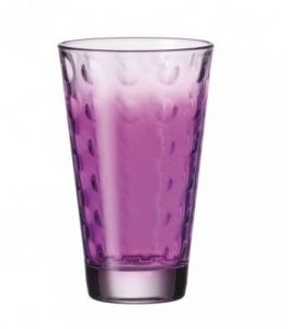 LO - Szklanka wysoka OPTIC fioletowa 300 ml