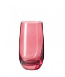 LO - Szklanka 390 ml, rubinowa, COLORI