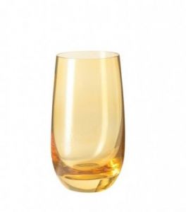 LO - Szklanka 390 ml, żółta, COLORI