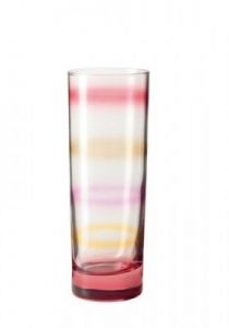 LO - Szklanka 305 ml, rubinowa, RAINBOW