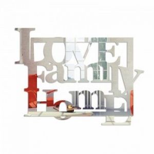 Lustro dekoracyjne LOVE FAMILY HOME plexi