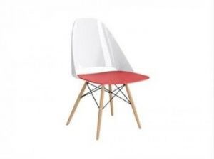 Krzesło Aero red/white